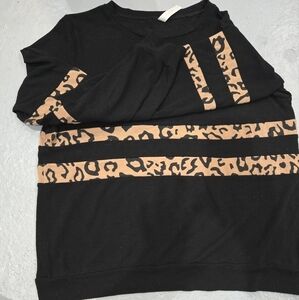 ❤️3 For 20.Bundle&save❤️Black long sleeve lightweight top/sweatshirt size xl